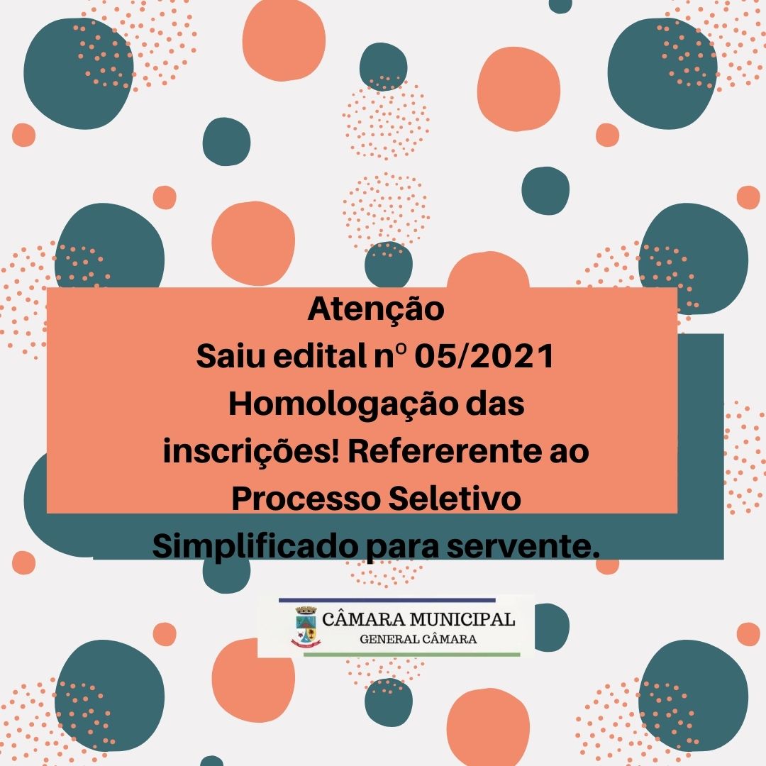 Edital nº 05/2021