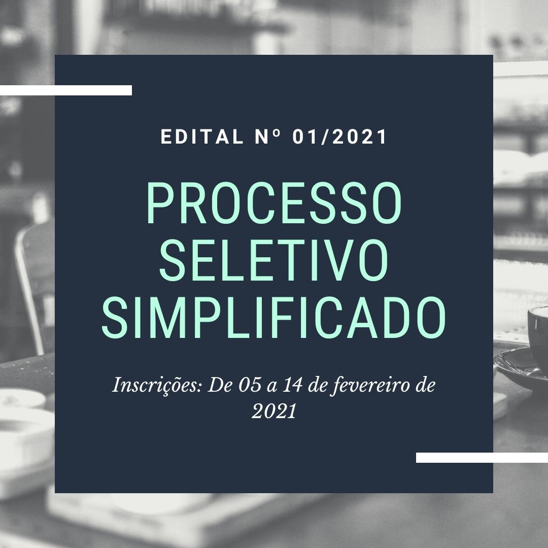 Processo Seletivo Simplificado -  Contratação temporária de servente de limpeza